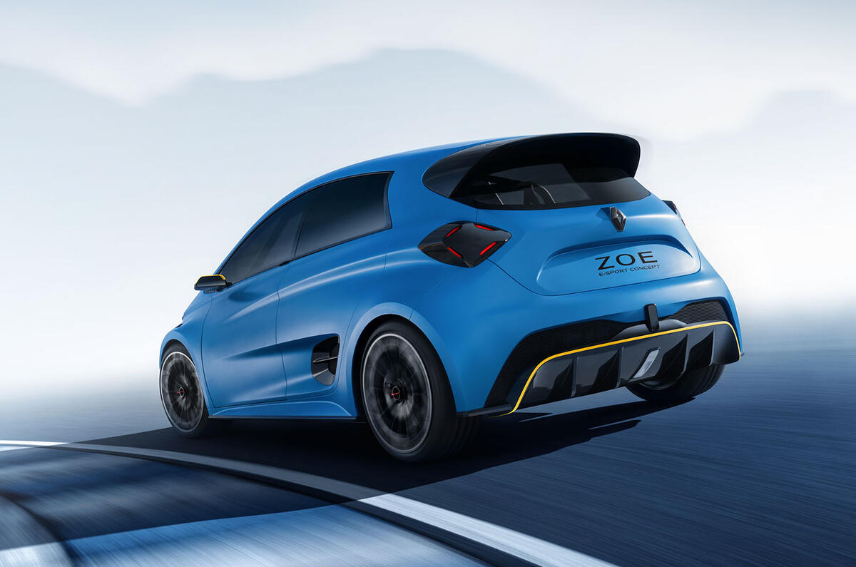 Hot Renault Zoe e sport gets 460bhp Autocar Hot Renault Zoe e sport gets 460bhp Autocar