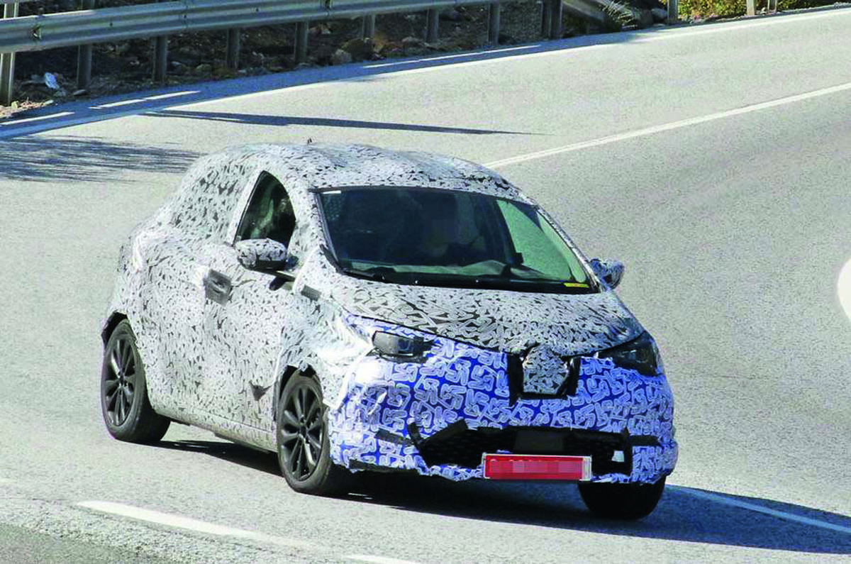 2020 Renault Zoe testing spy shots