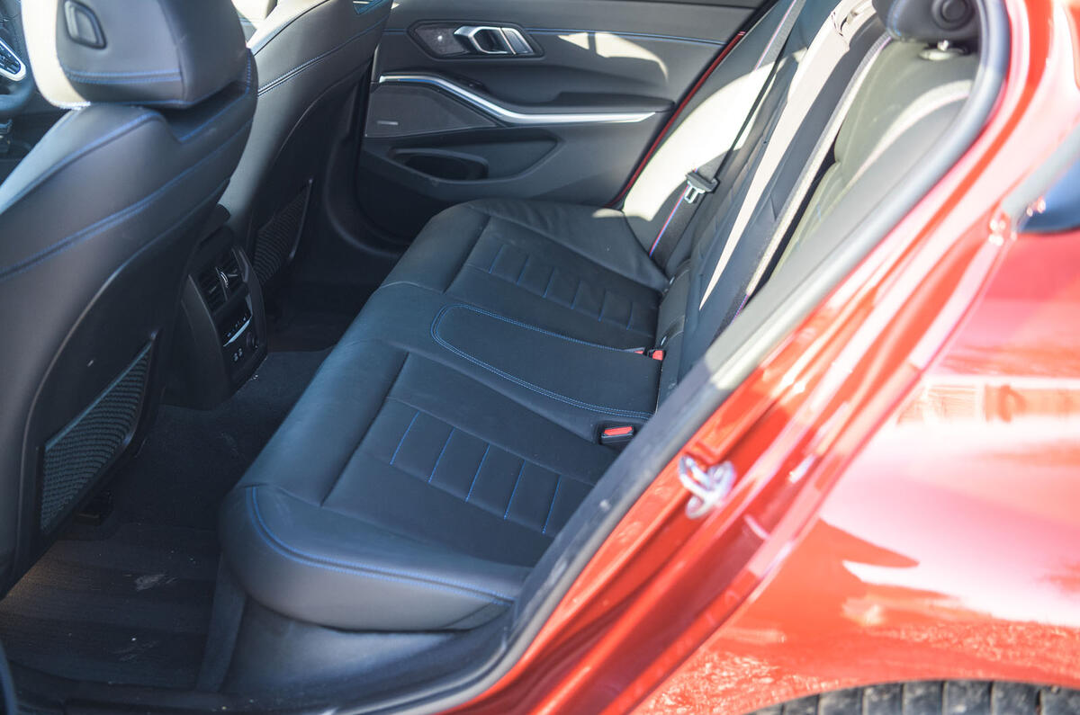 BMW 3 Series 330e 2020 long-term review - rear seats