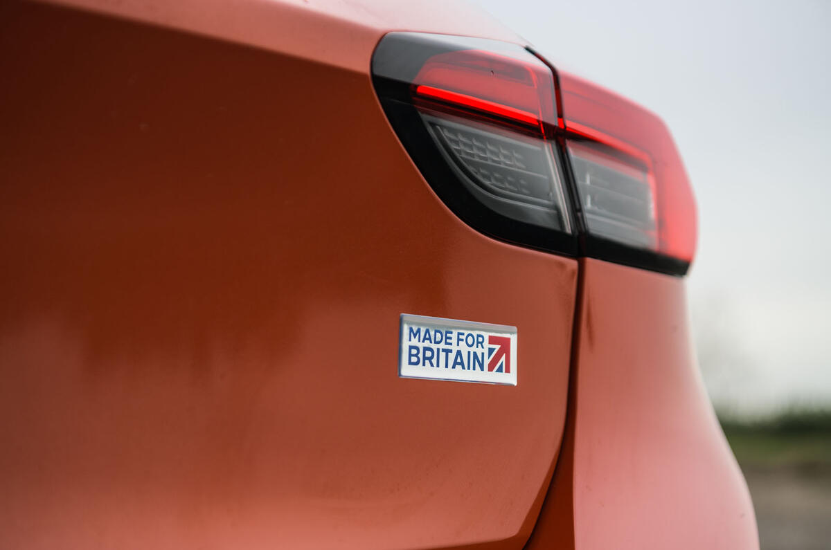 Vauxhall Corsa 2020 long-term review - made for Britain badge