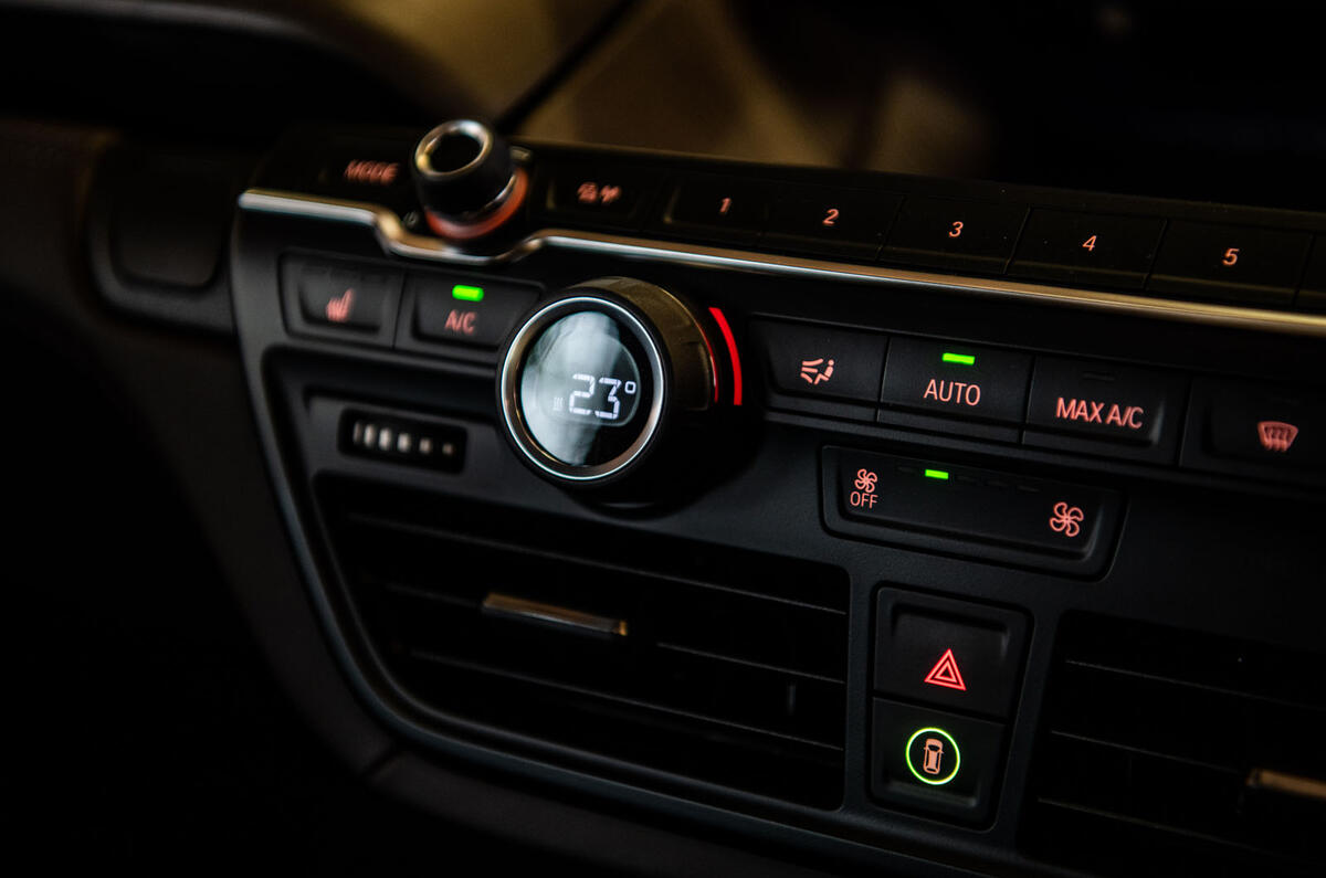 BMW i3S 2019 long-term review - climate controls
