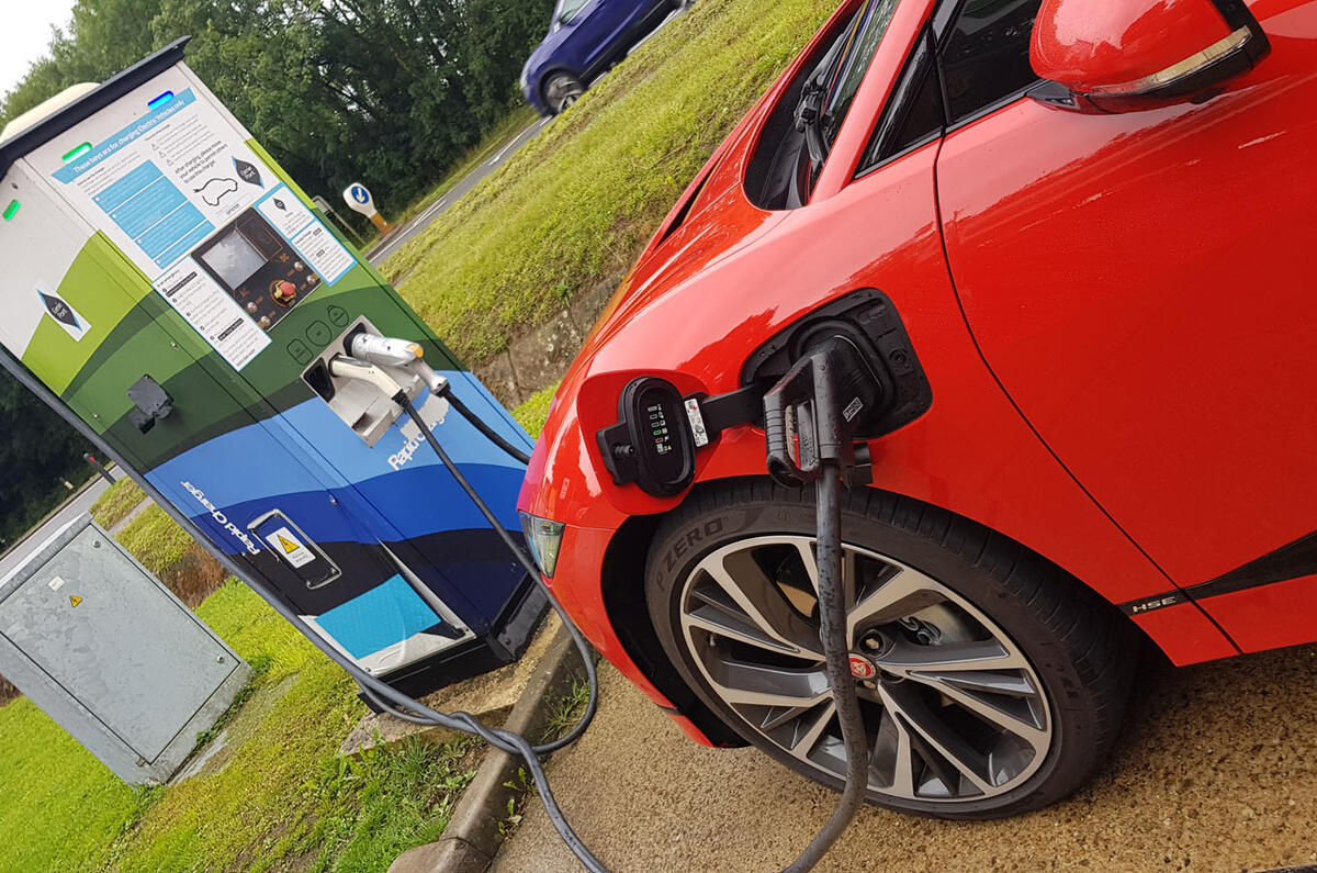 Jaguar I-Pace 2019 long-term test review - charging