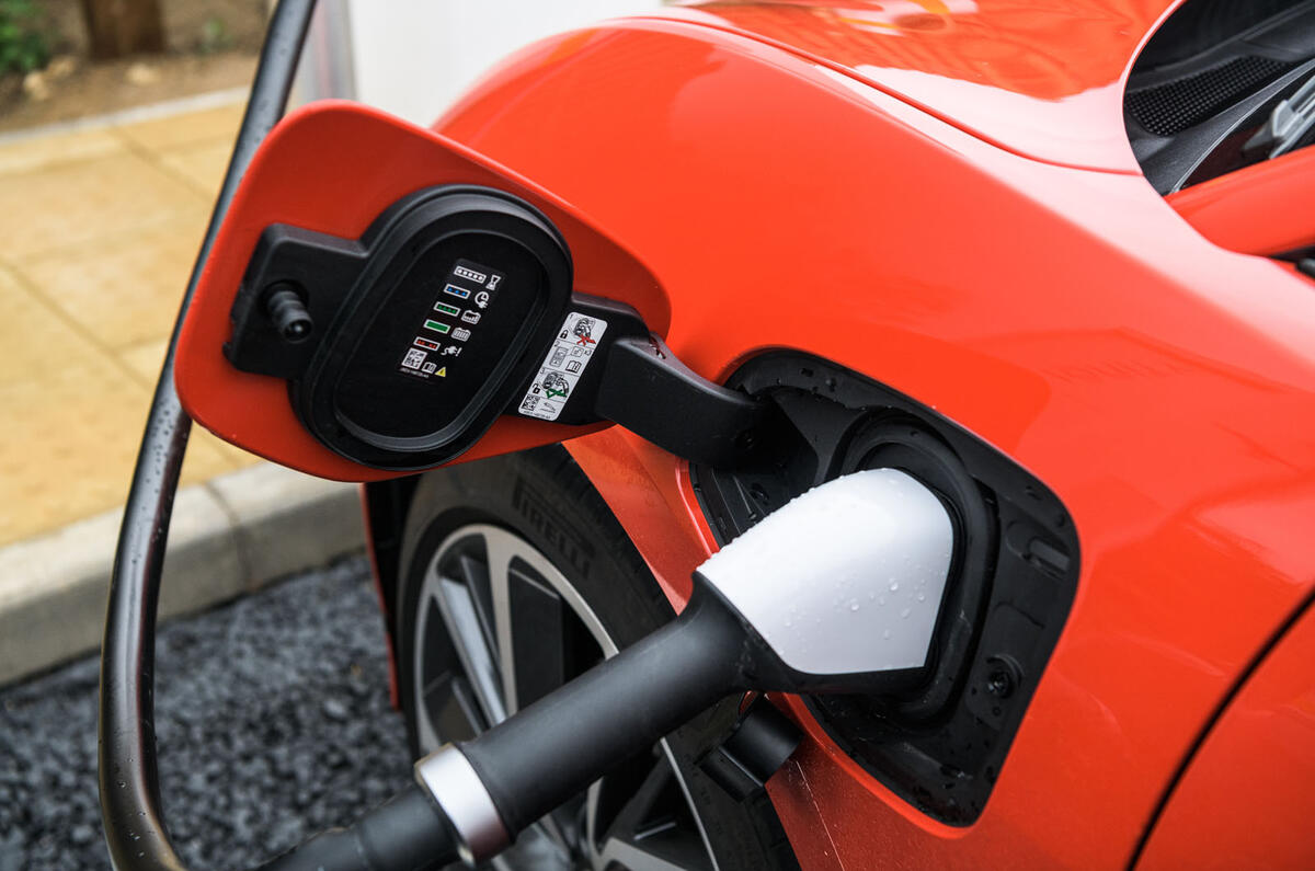 Jaguar I-Pace 2019 long-term test review - charging port