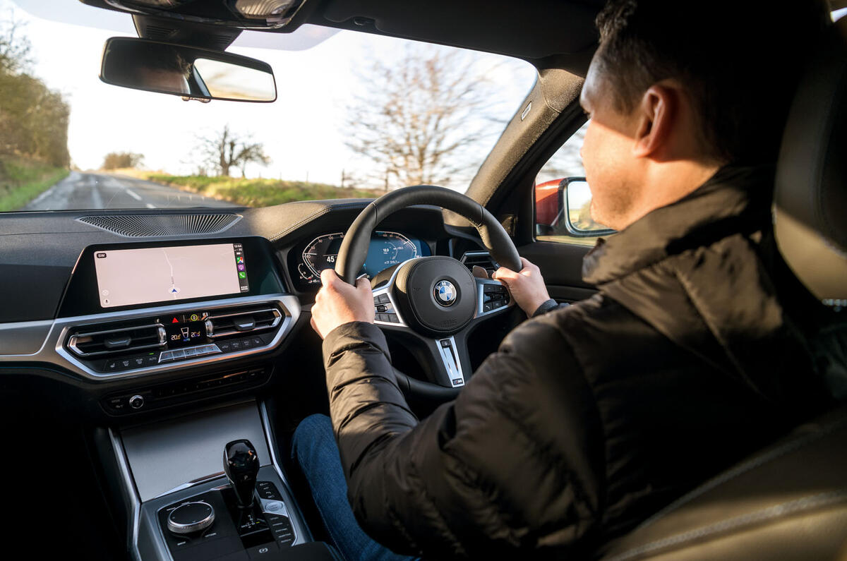BMW 3 Series 330e 2020 long-term review - Mark Tisshaw driving