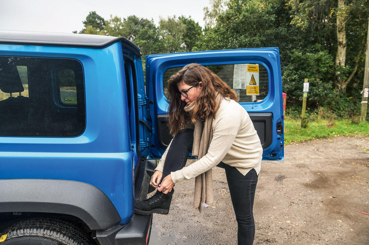Suzuki Jimny 2019 long-term review - lacing boots