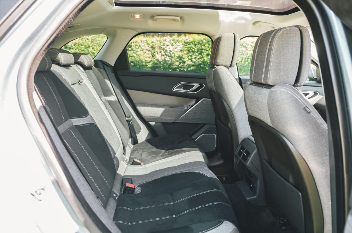 Range Rover Velar 2019 long-term review - rear seats