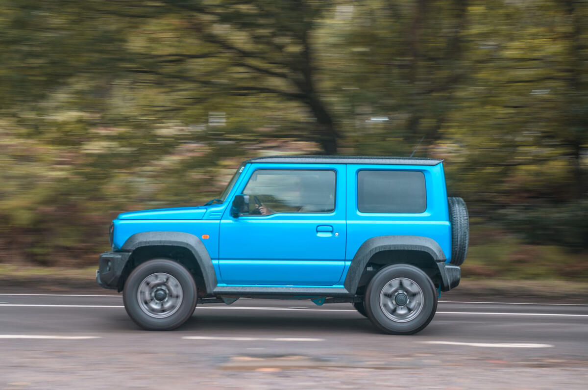 Suzuki Jimny 2019 long-term review - tracking side