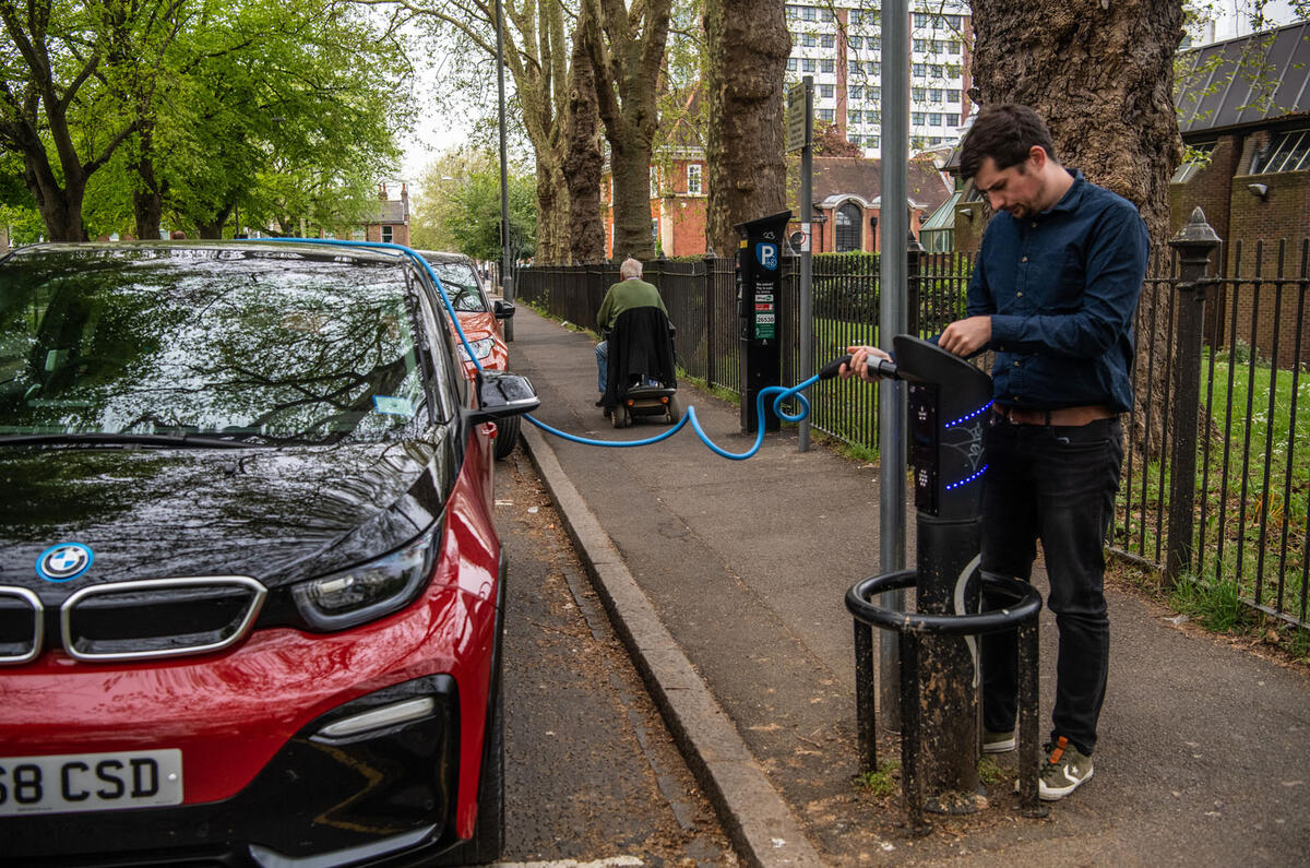 BMW i3S 2019 long-term review - Polar charging point
