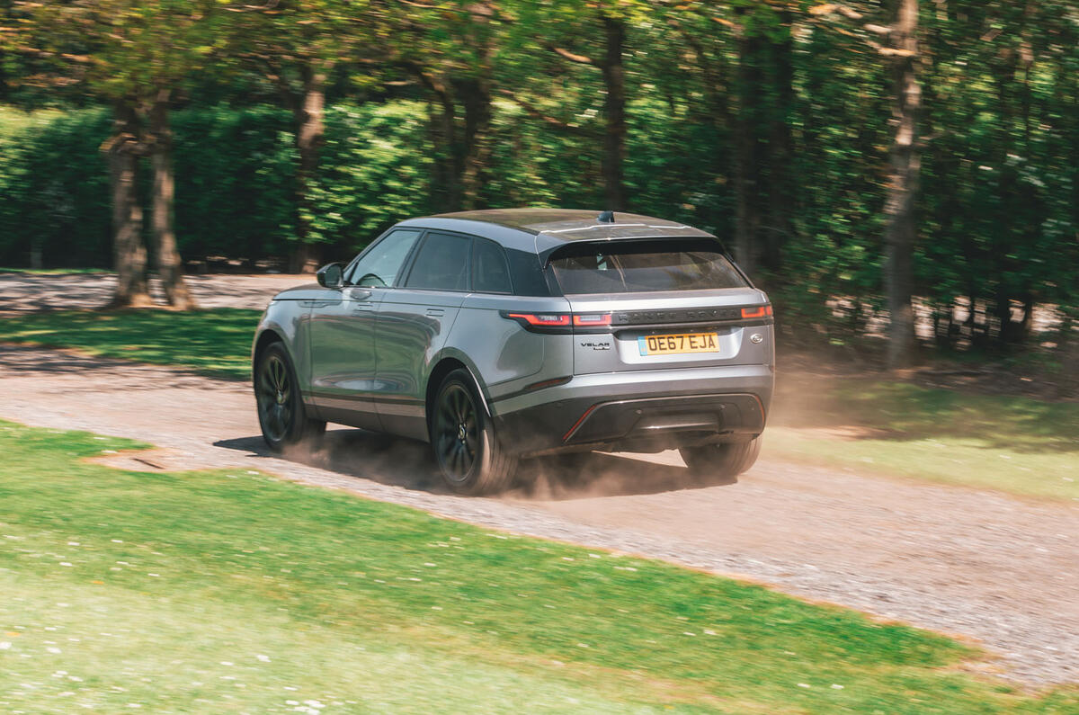 Range Rover Velar 2019 long-term review - on the road rear