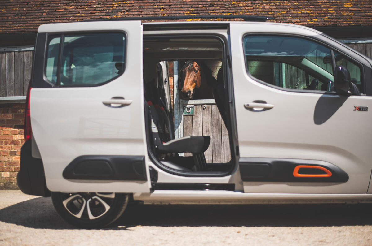 Citroen Berlingo 2019 long-term review - side doors open