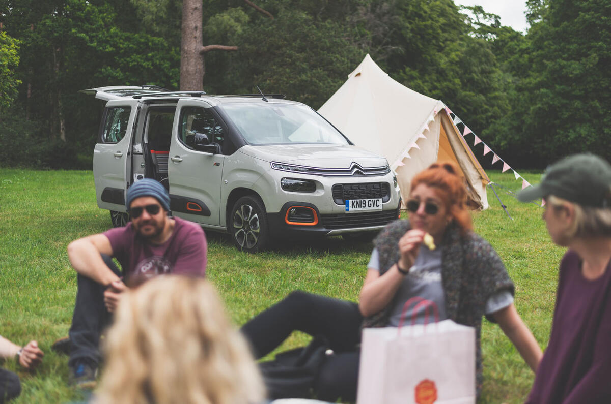 Citroen Berlingo 2019 long-term review - camping tent