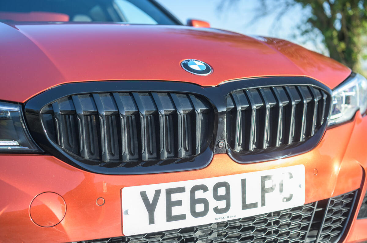 BMW 3 Series 330e 2020 long-term review - nose