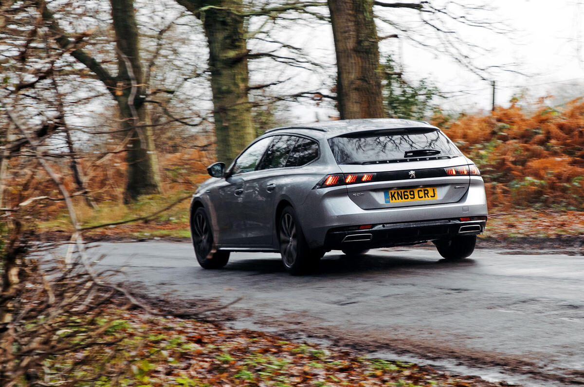 Peugeot 508 SW 2020 : adieu à la révision à long terme - arrière