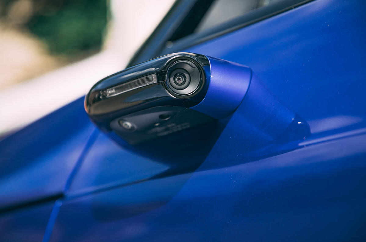 Examen à long terme de Honda e 2020 - rétroviseurs extérieurs
