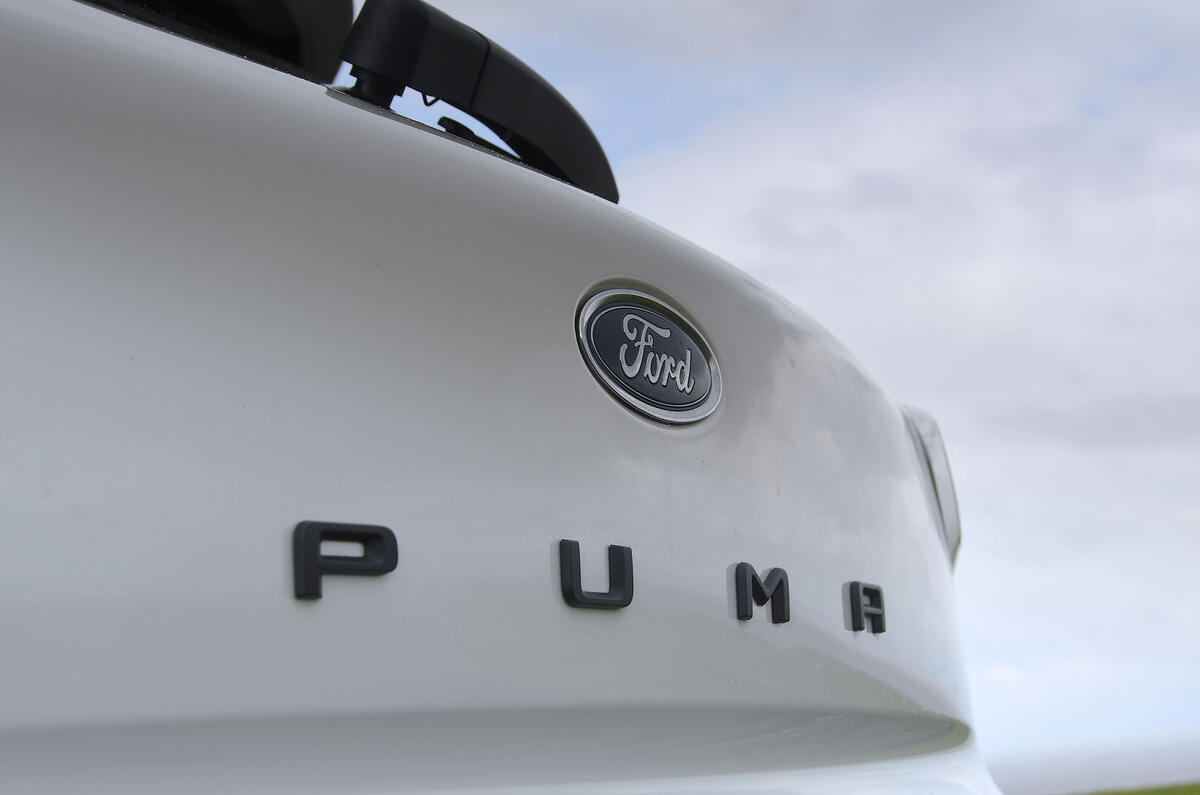 Ford Puma 2020 long-term review - rear badge