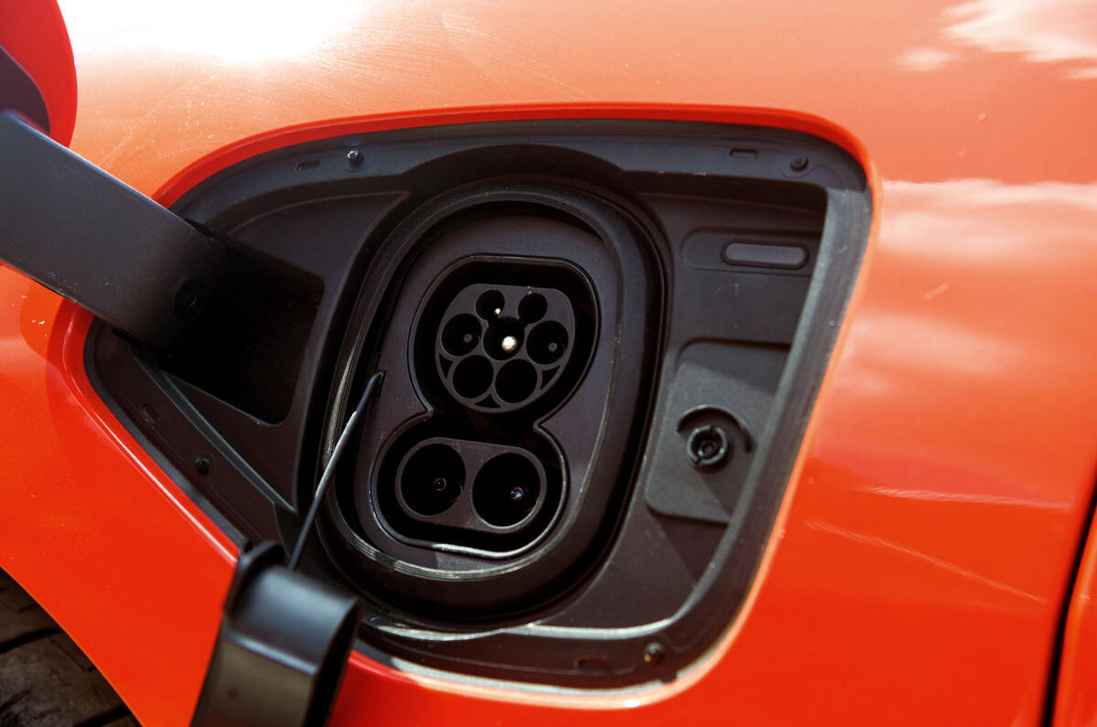 Jaguar I-Pace 2019 long-term test review - charging port