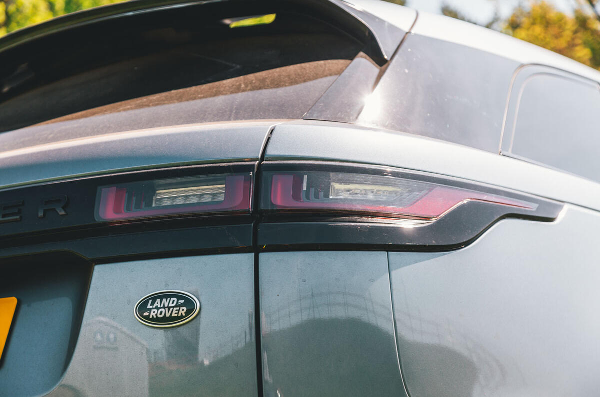 Range Rover Velar 2019 long-term review - rear lights
