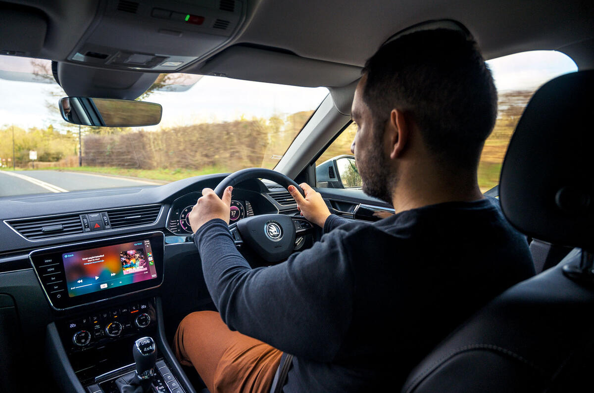 Skoda Superb 2020 long term review - Olgun Kordal driving