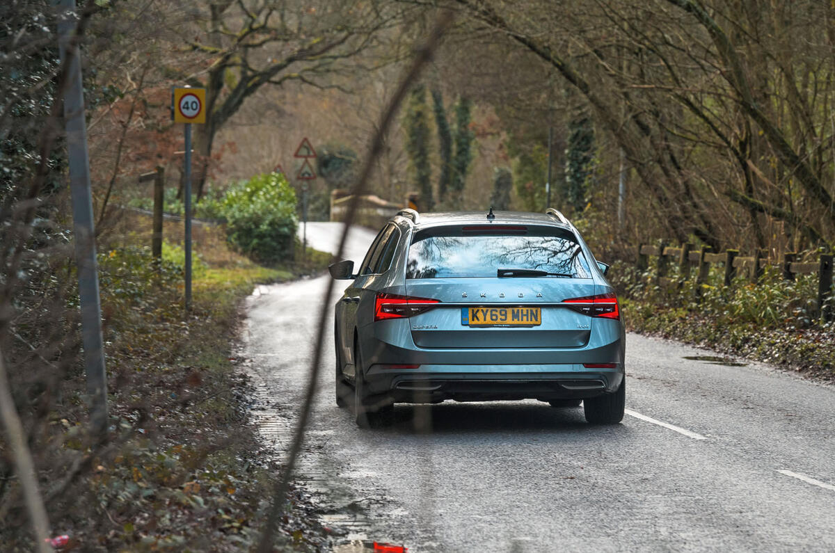 Skoda Superb 2020 long term review - on the road rear