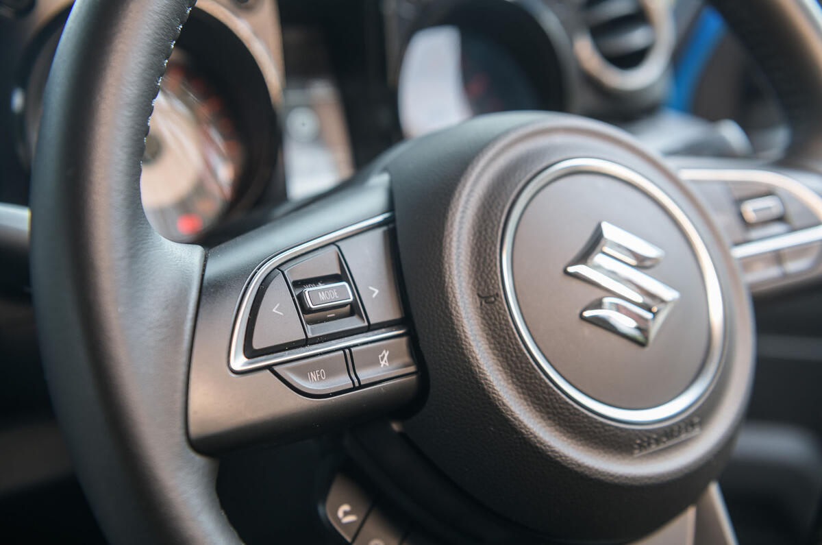 Suzuki Jimny 2019 long-term review - steering wheel