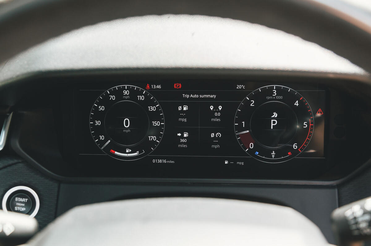 Range Rover Velar 2019 long-term review - instruments