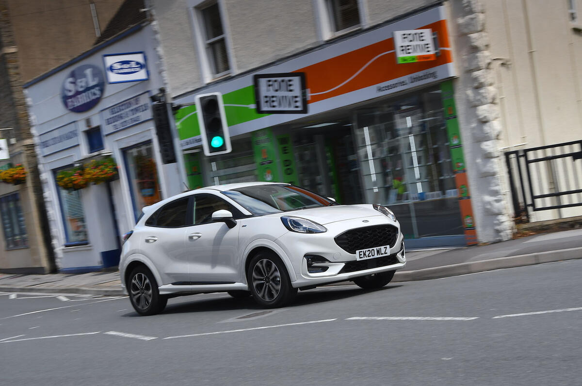 Ford Puma 2020 long-term review - town driving front