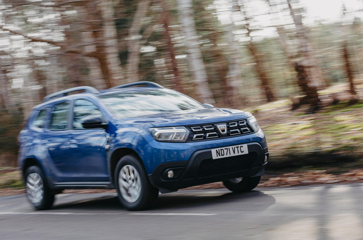 95 Dacia Duster 2022 action de transfert à long terme