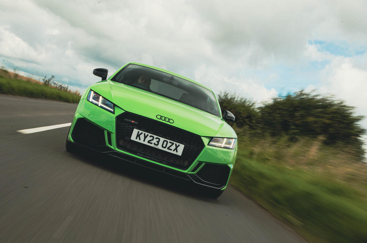 Audi TT RS front close up