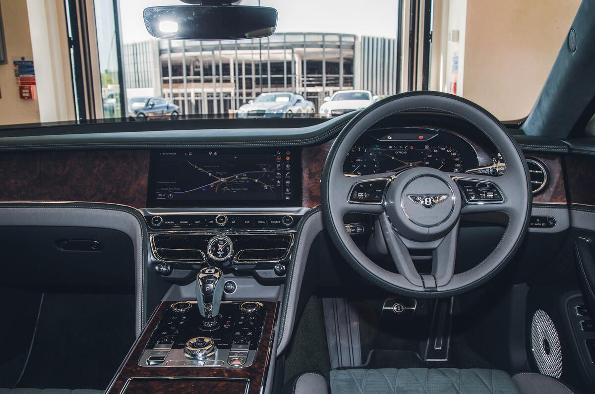 Intérieur de la Bentley Flying Spur