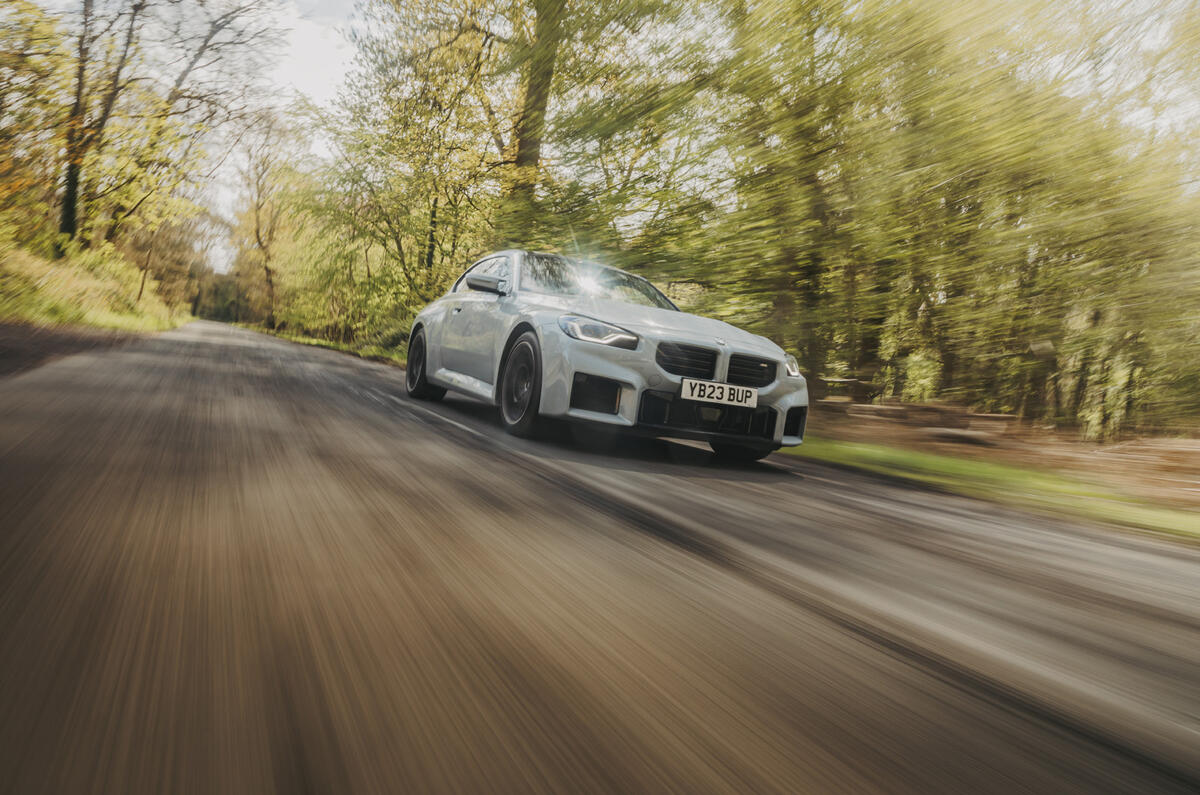 BMW m2 distance shot