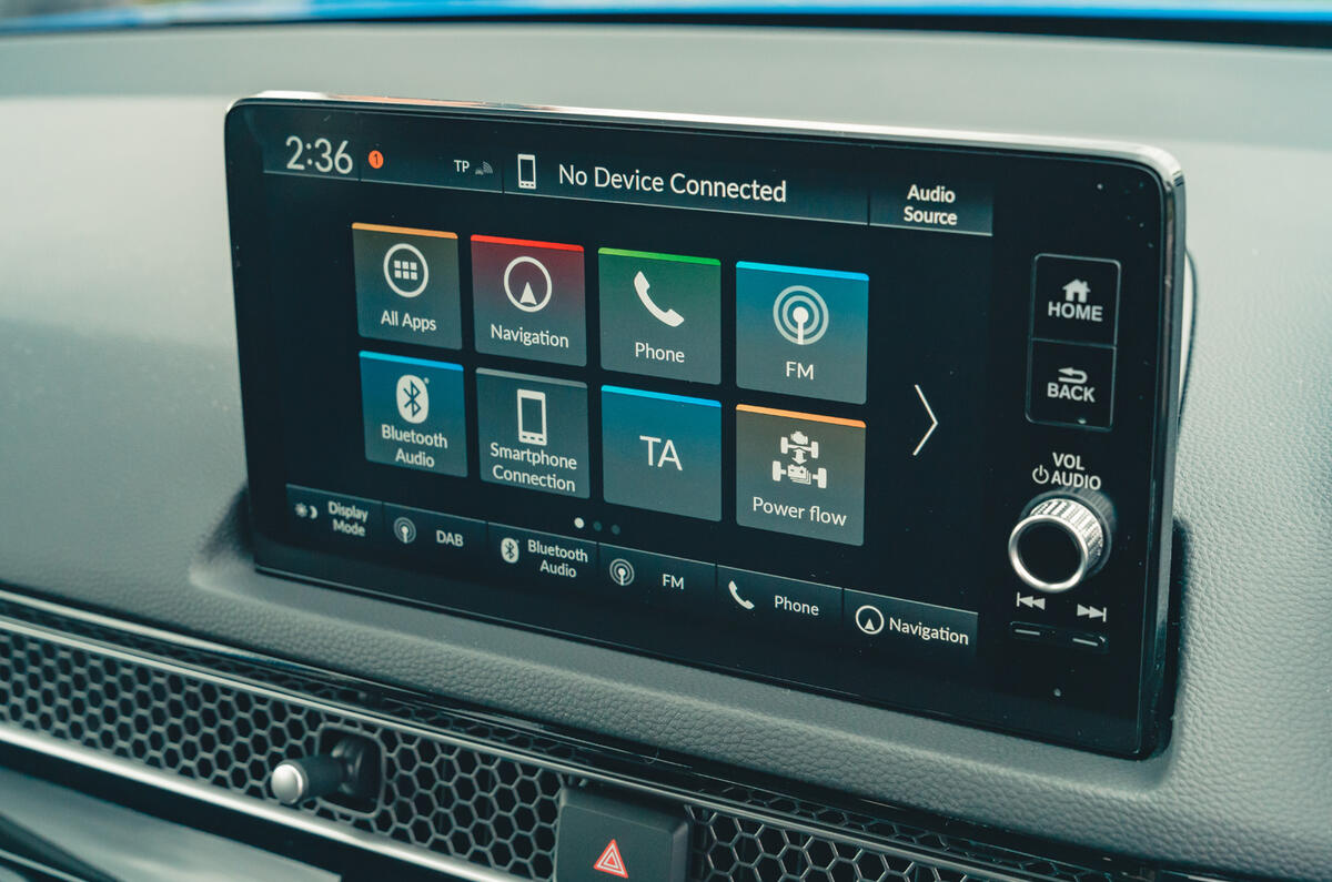 Honda Civic infotainment