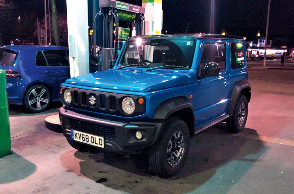 Suzuki Jimny 2019 long-term review - having a drink