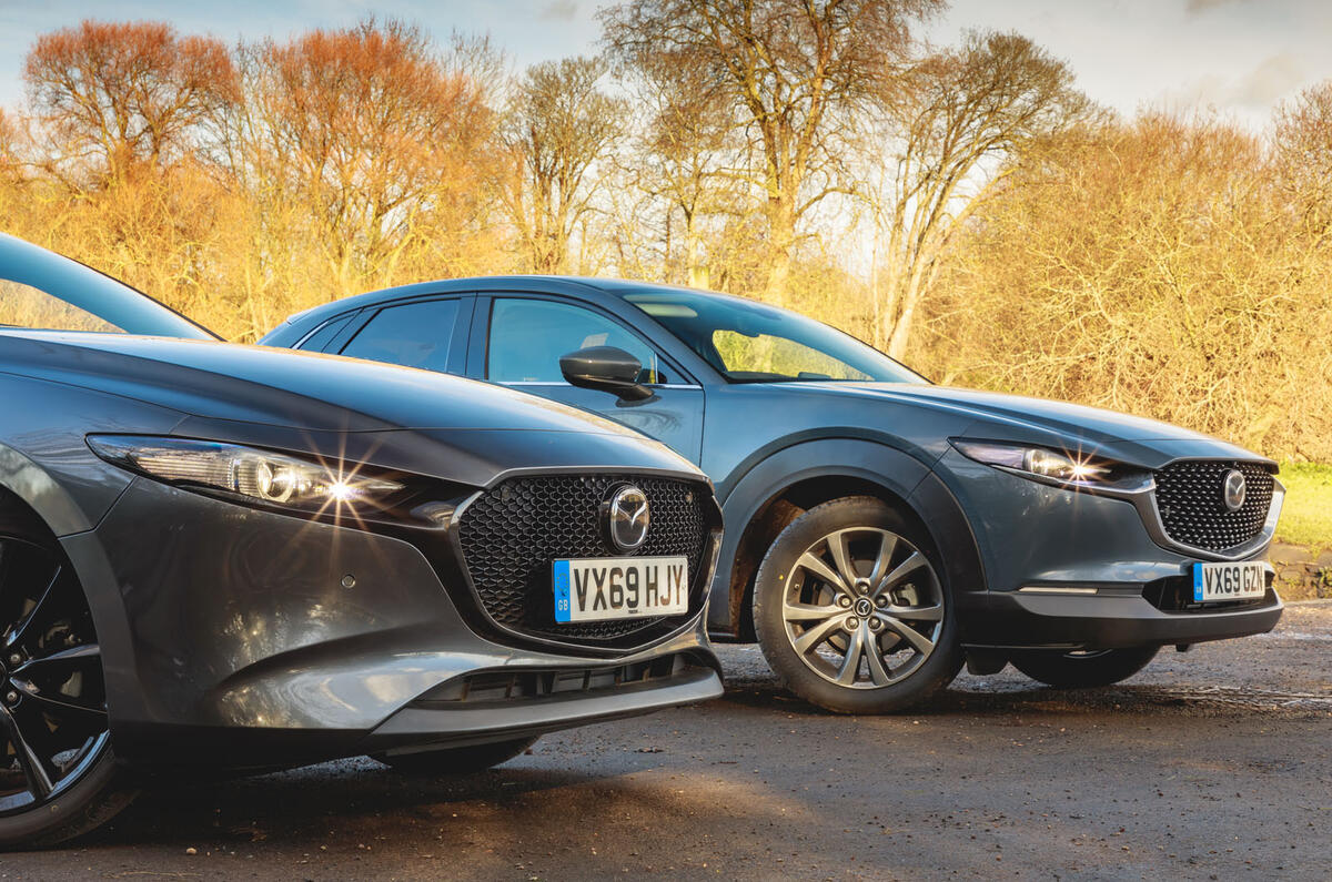 Mazda 3 2019 long term review - 3 meets CX-30 - nose