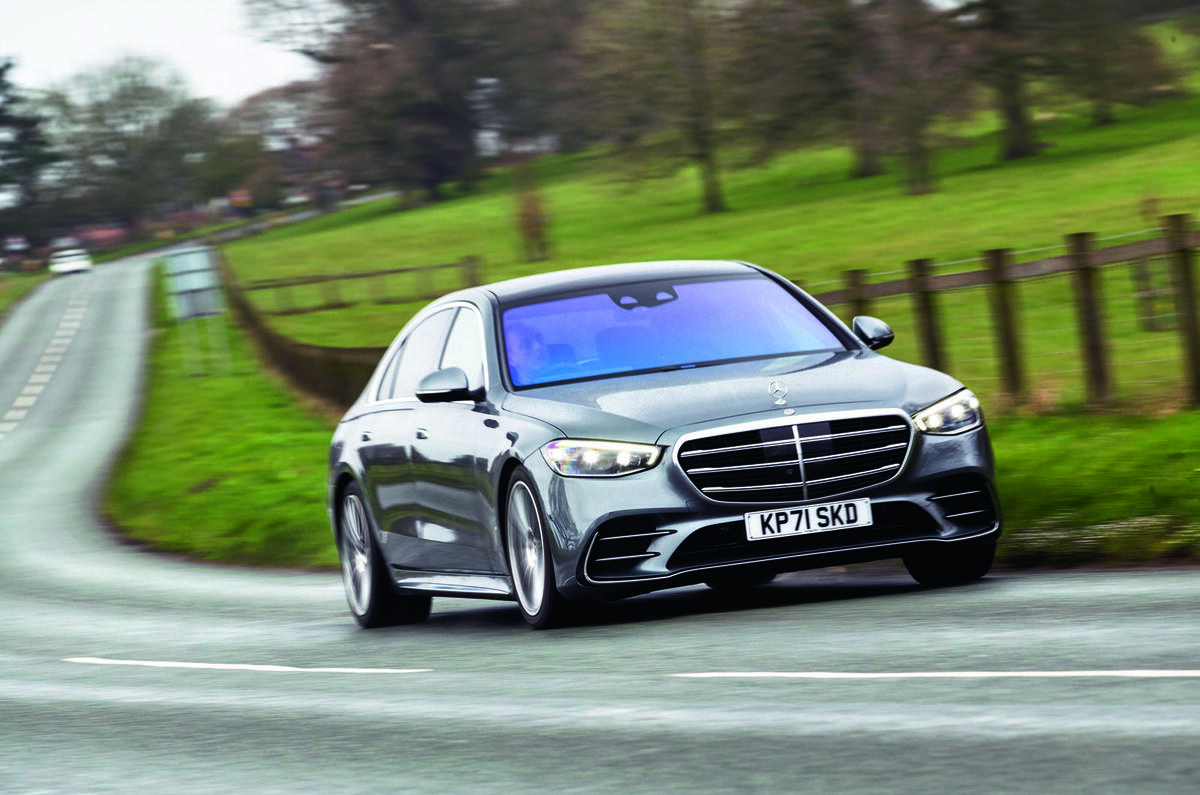 Mercedes Classe S, essai à long terme, dynamique de l'avant de la voiture