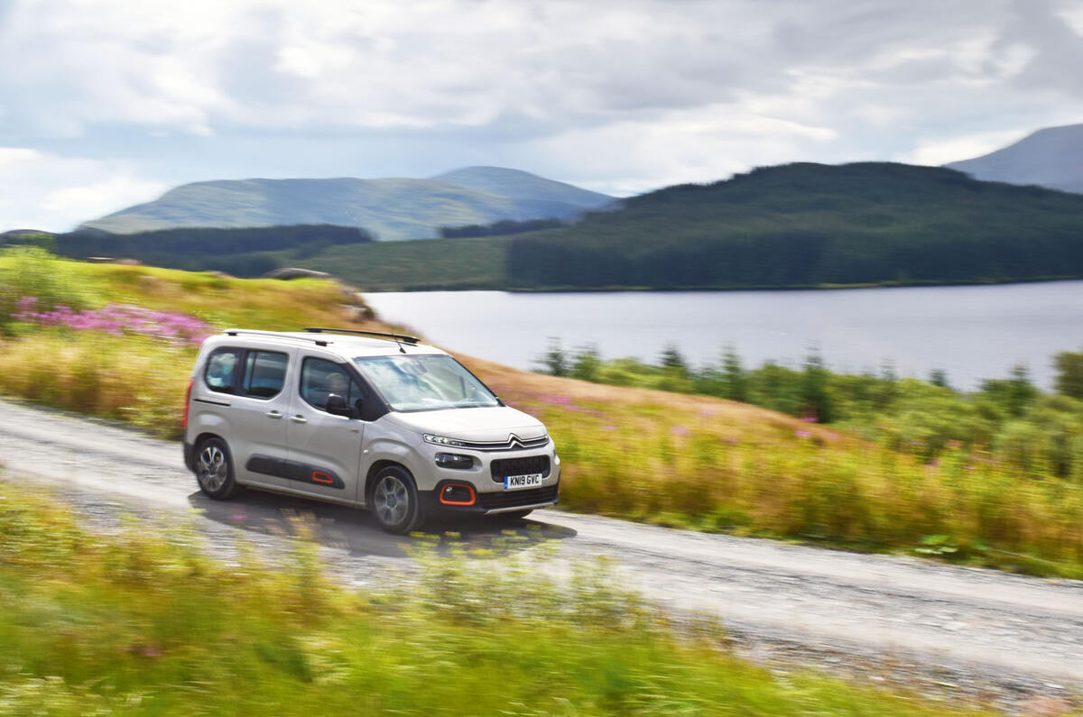 Berlingo in Scotland - driving