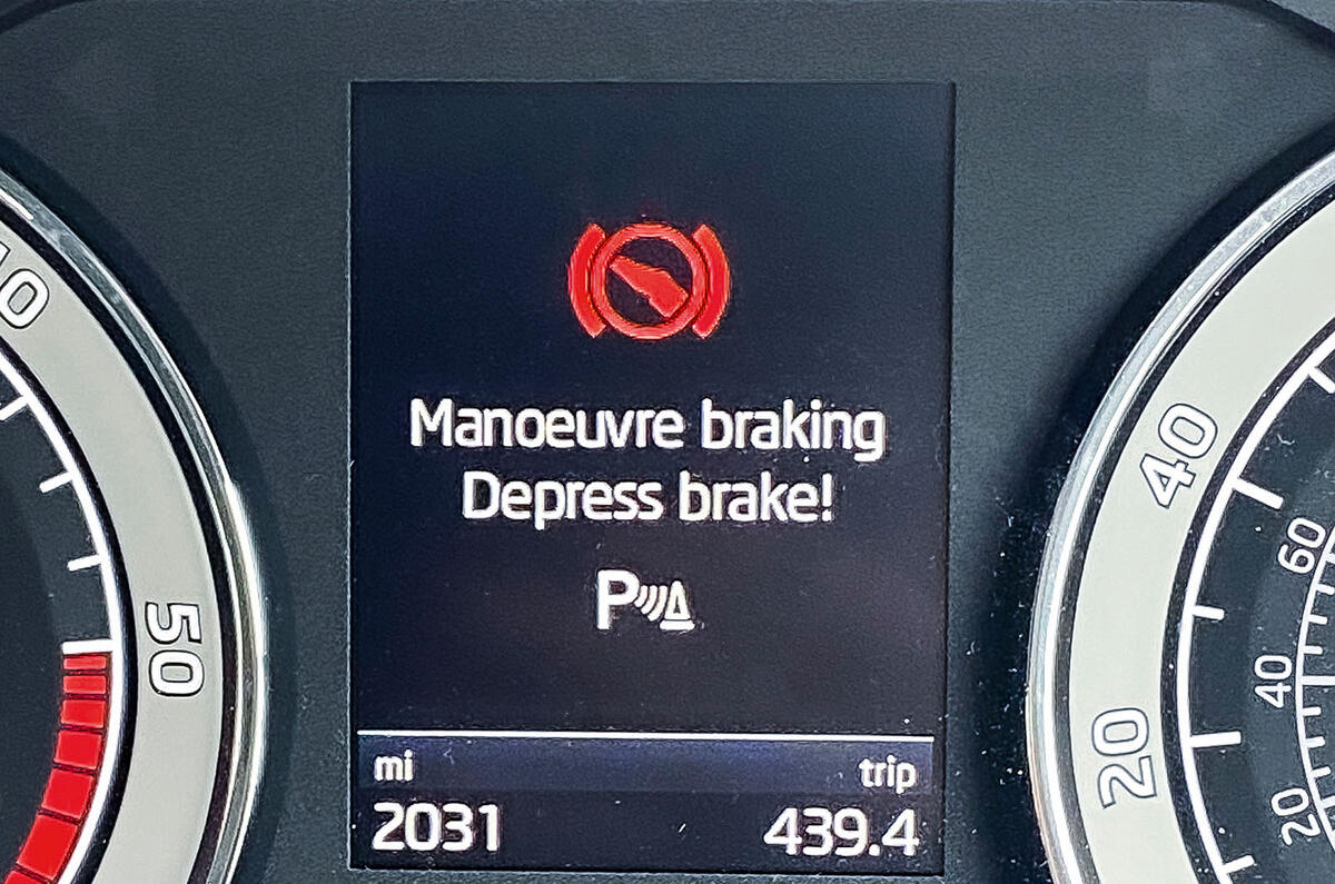 Skoda Superb 2020 long term review - AEB