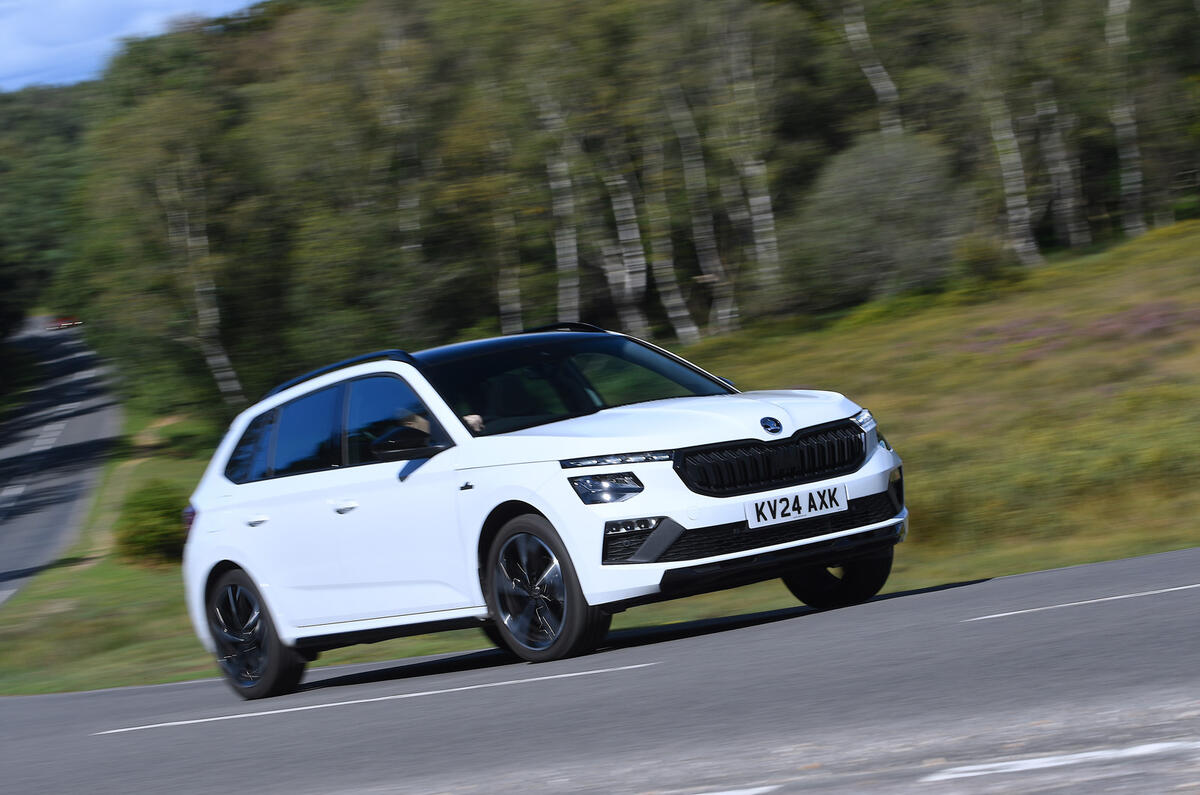 Skoda Kamiq essai à long terme distance virage avant