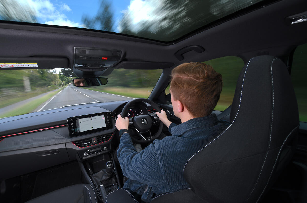 Skoda Kamiq long term test front cabin