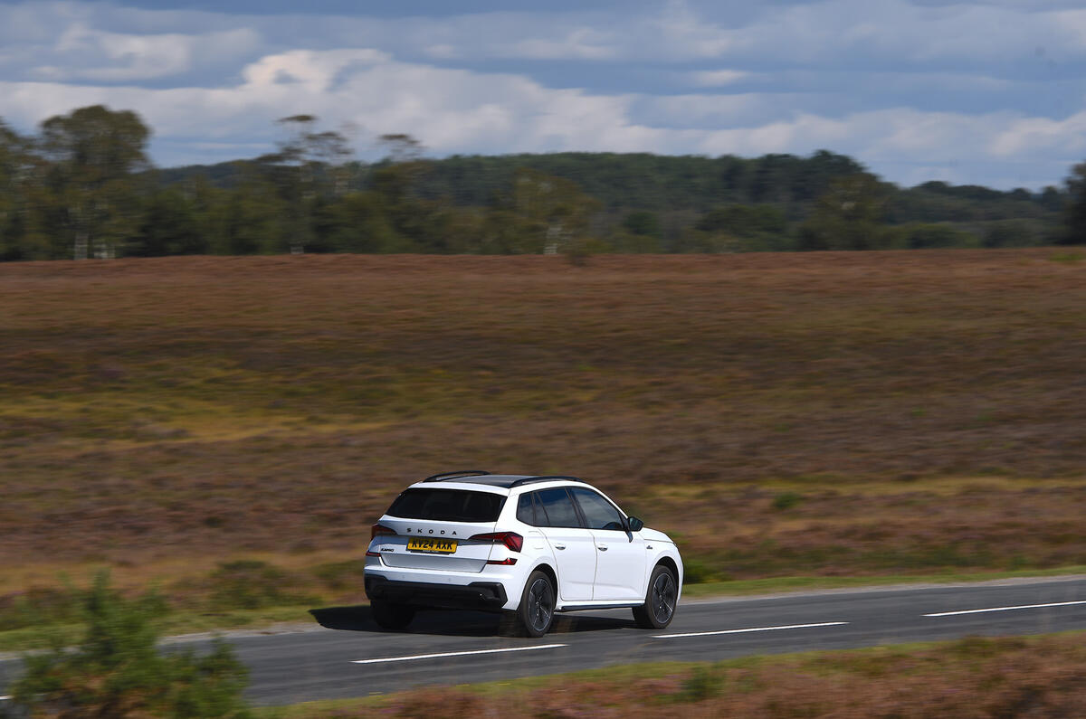 Skoda Kamiq essai à long terme distance arrière