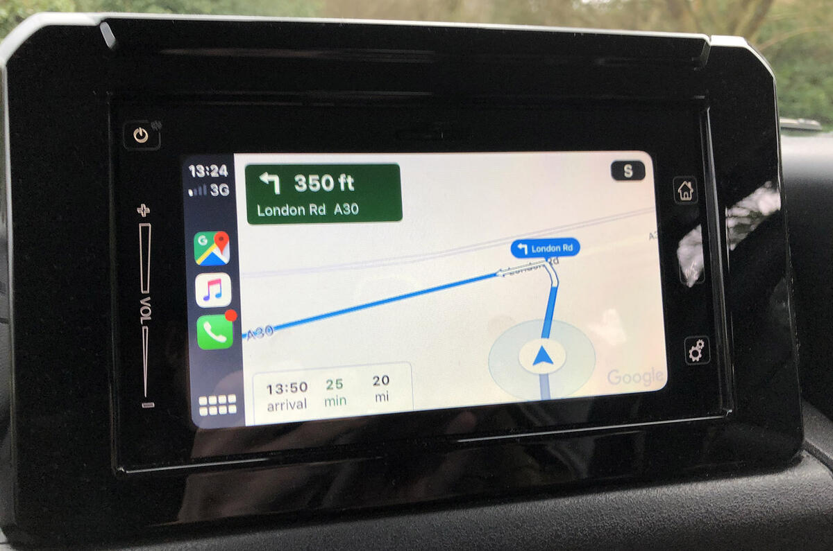 Suzuki Jimny 2019 long-term review - Apple Carplay