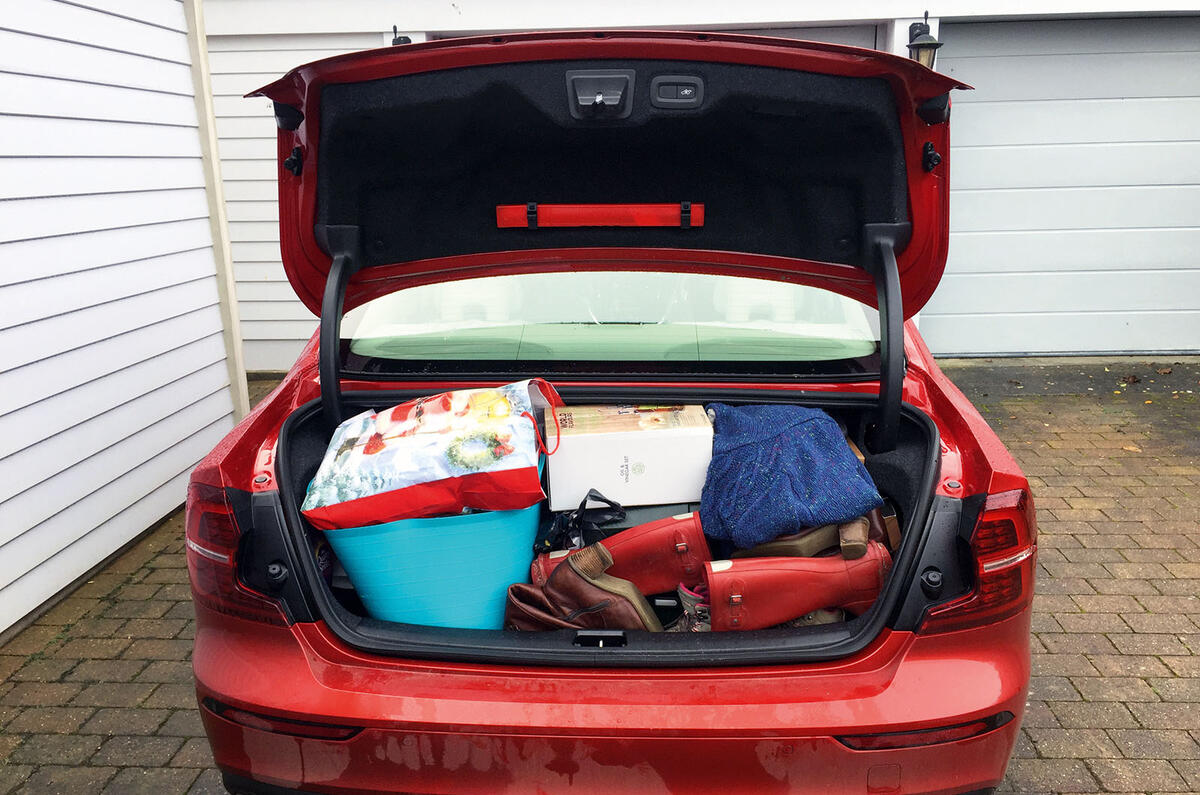 Volvo S60 T5 2020 long-term review - boot full