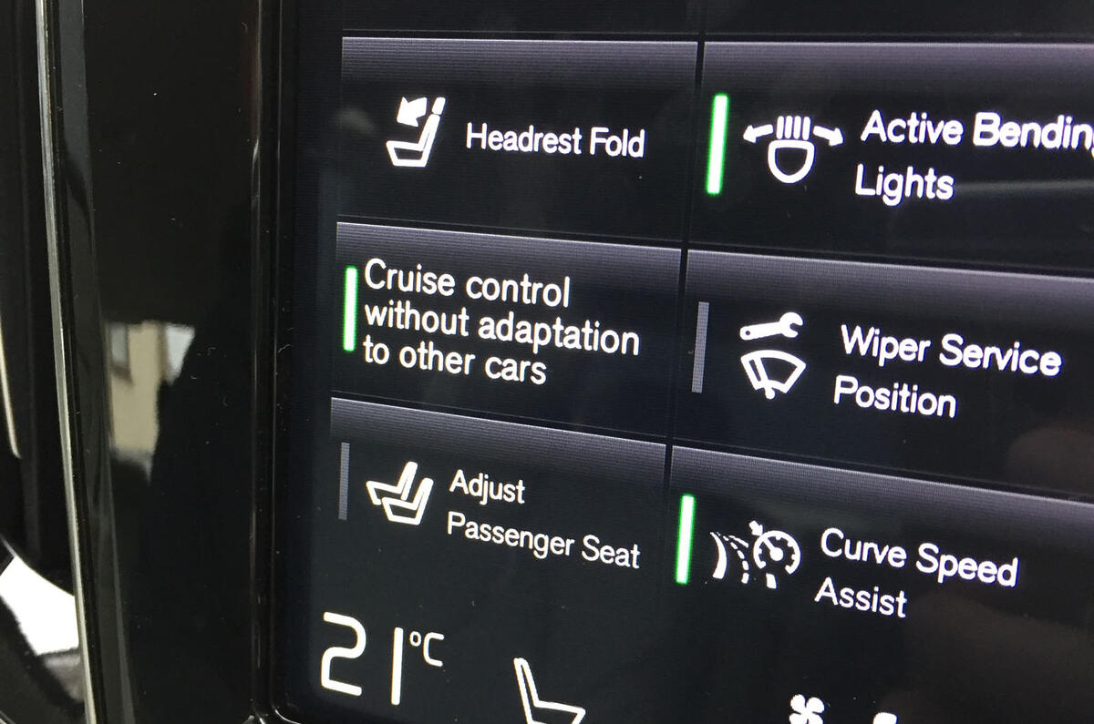 Volvo S60 T5 2020 long-term review - cruise control settings
