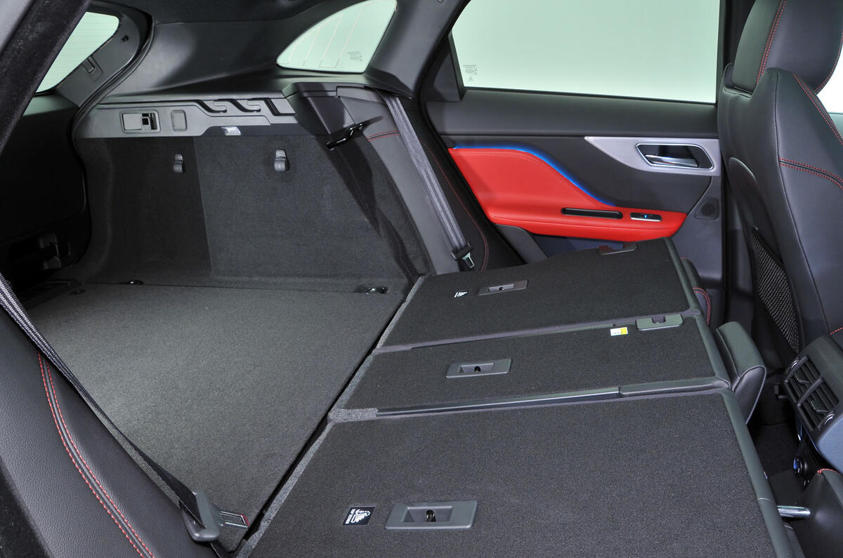 Jaguar F-Pace seating flexibility