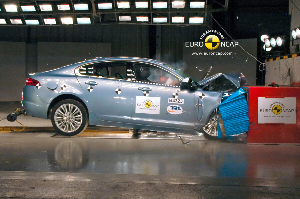 Jaguar defends XF safety