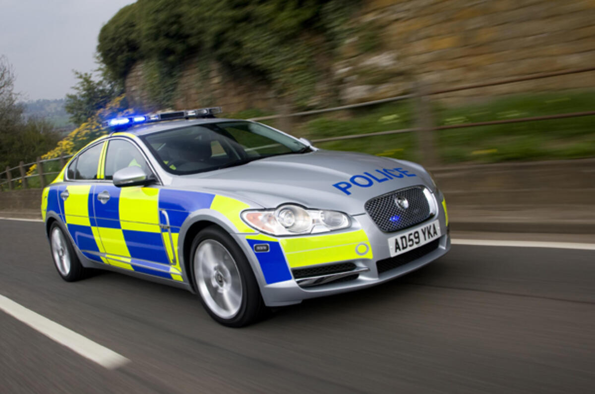 Jaguar XF police car launched