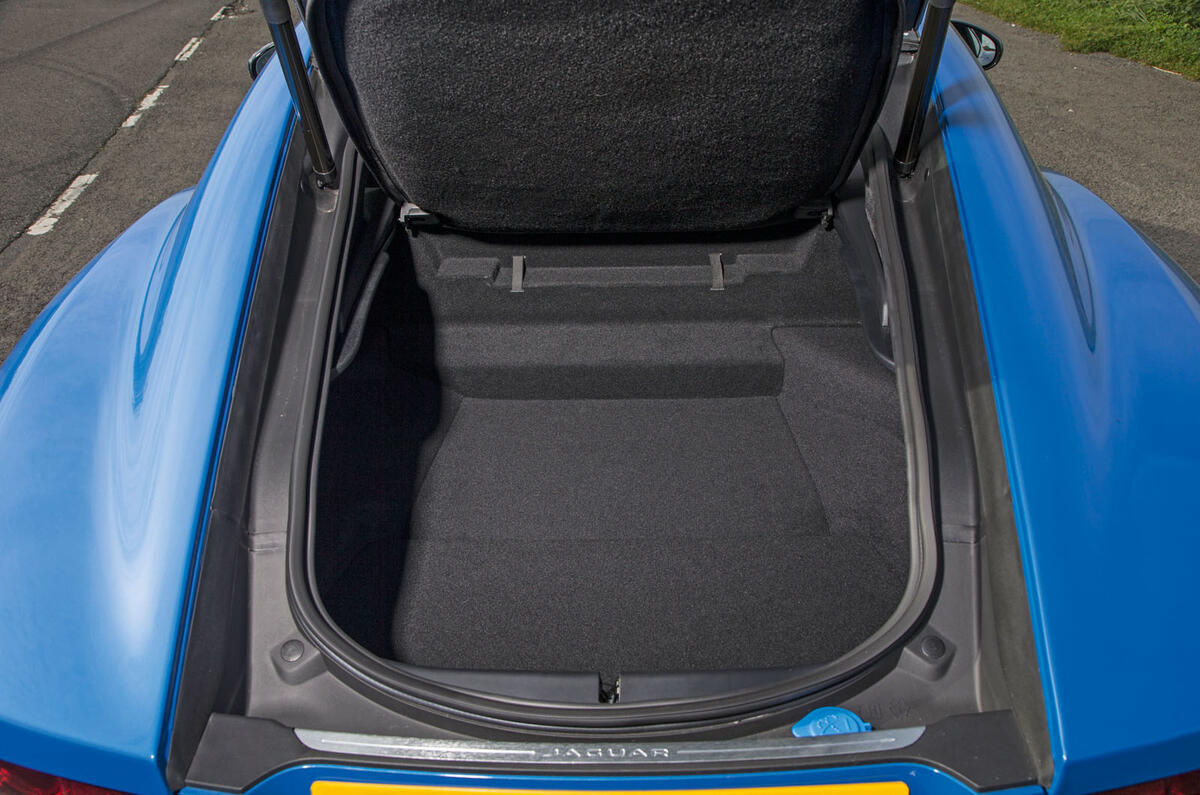 Jaguar F-Type 2.0 boot space