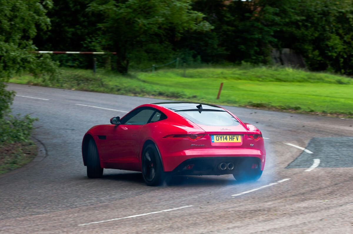 F-Type hard rear cornering