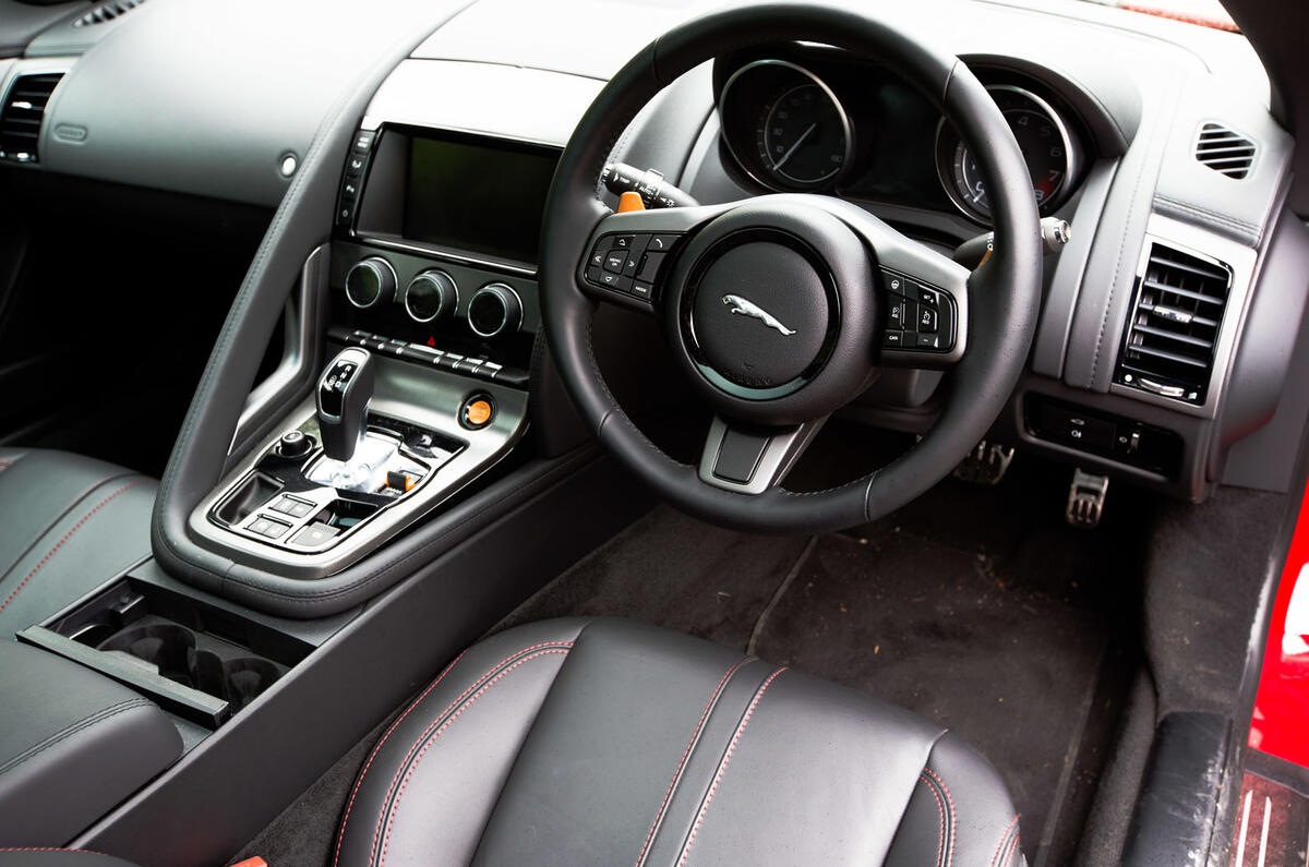 Jaguar F-Type driver's seat