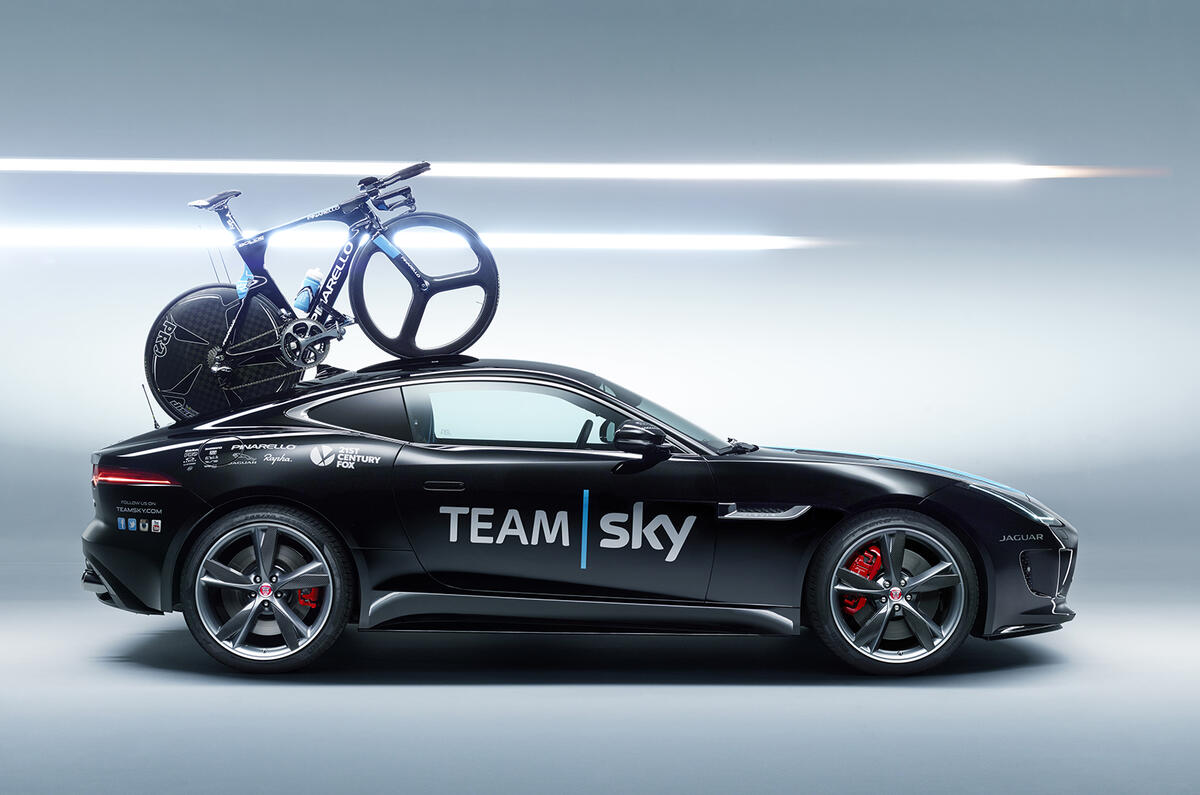 Jaguar reveals special Tour de France Ftype coupe
