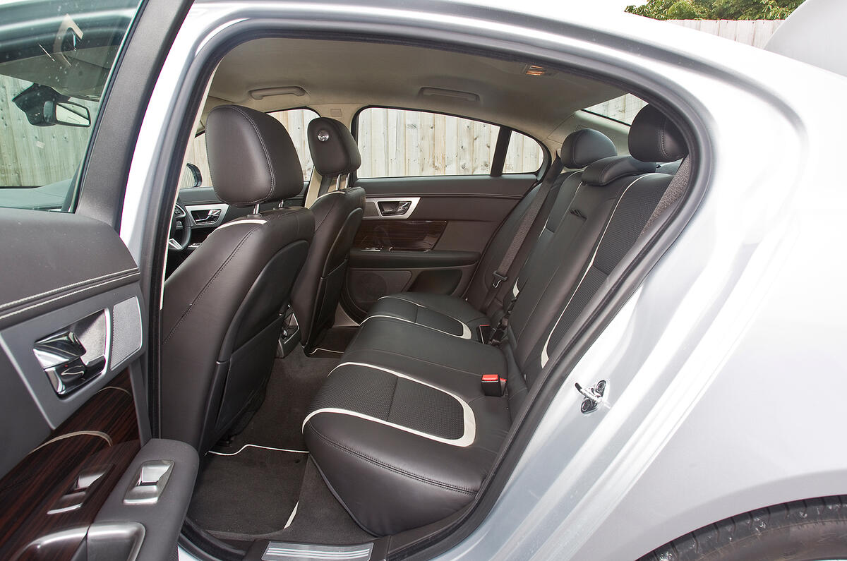 Jaguar XF rear seats